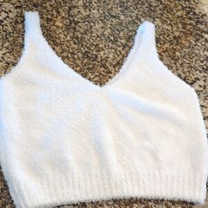 Misscozy US 12 White Top Cropped Crop Soft